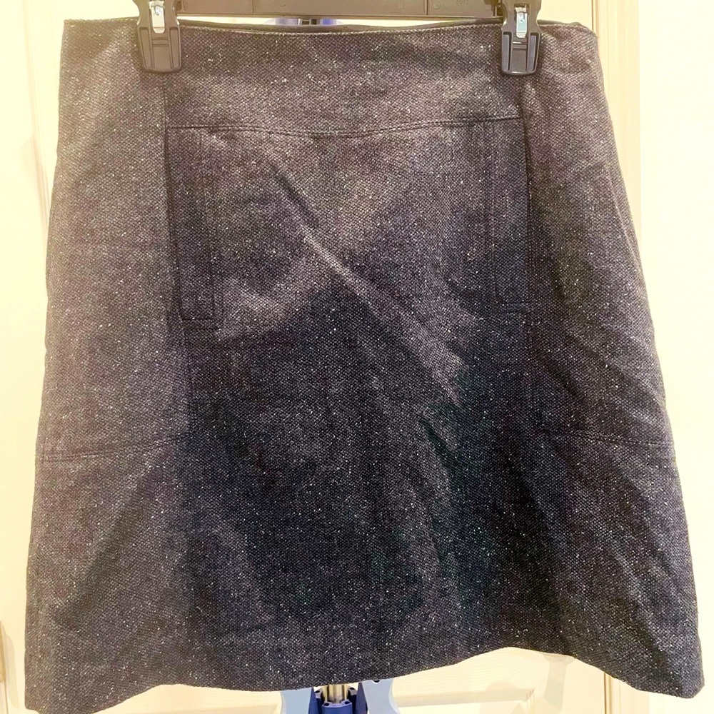 Wool navy work wear skirt